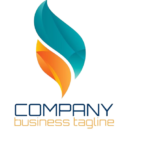 flame shape logo